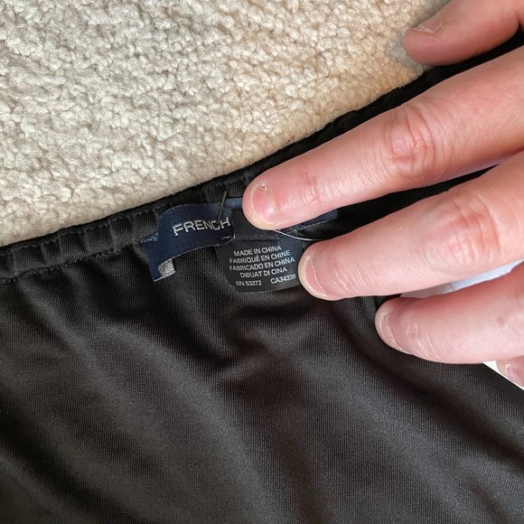 French Connection One-Shoulder Velvet Top - Picture 4 of 5